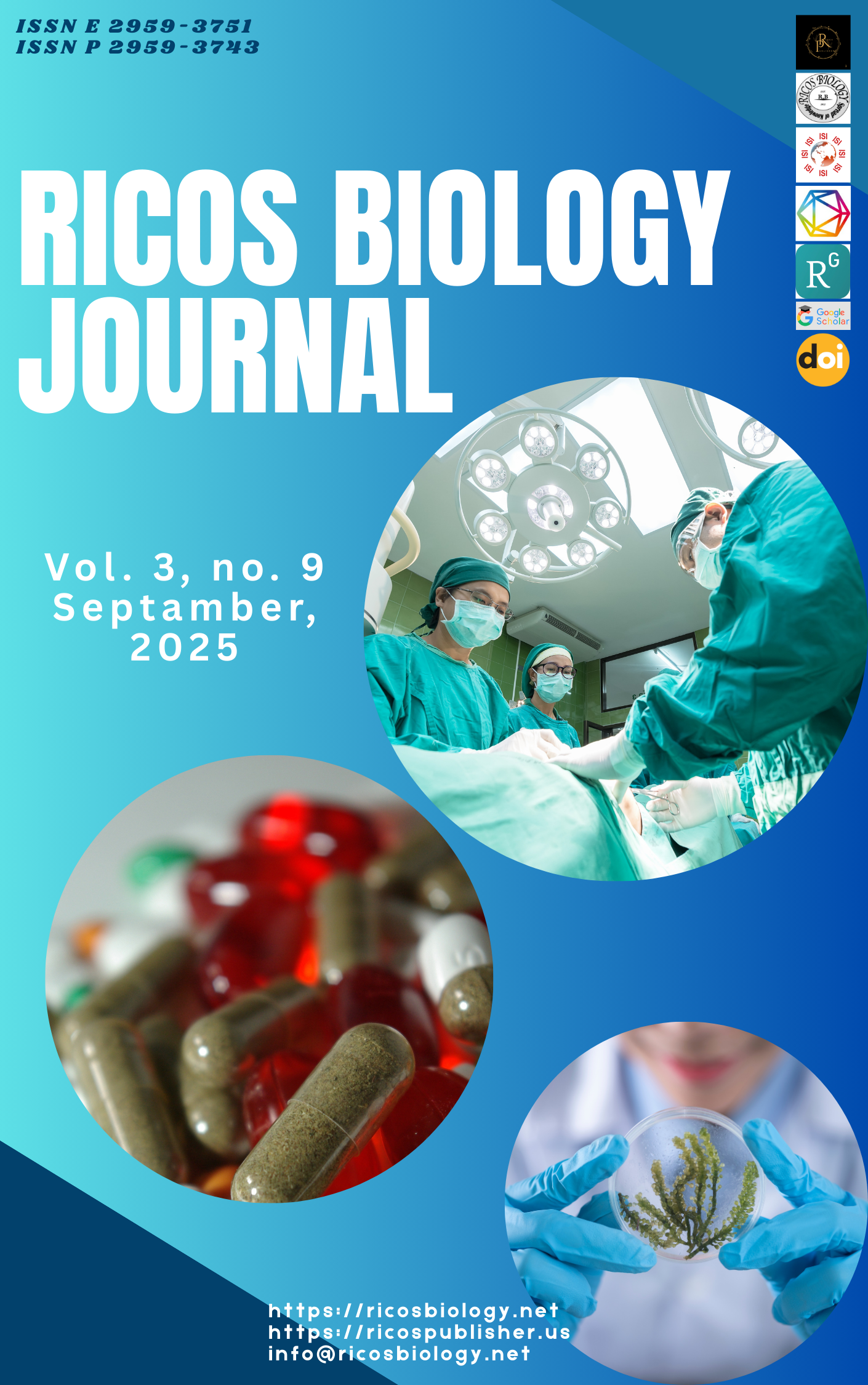 					View Vol. 3 No. 9 (2025): RICOS BIOLOGY JOURNAL
				