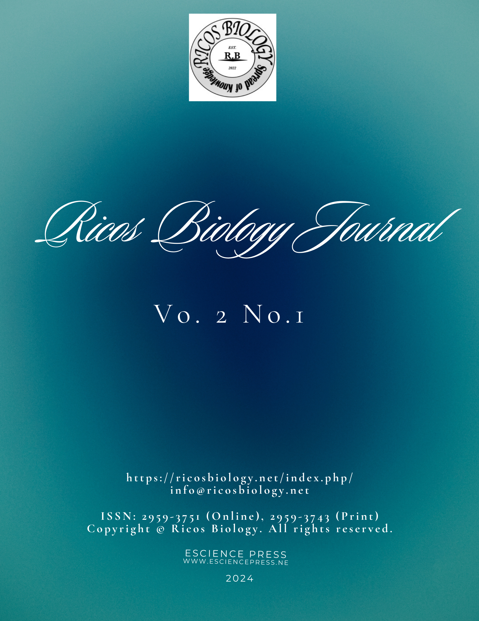 Ricos Biology Journal Vol 2, No (1)