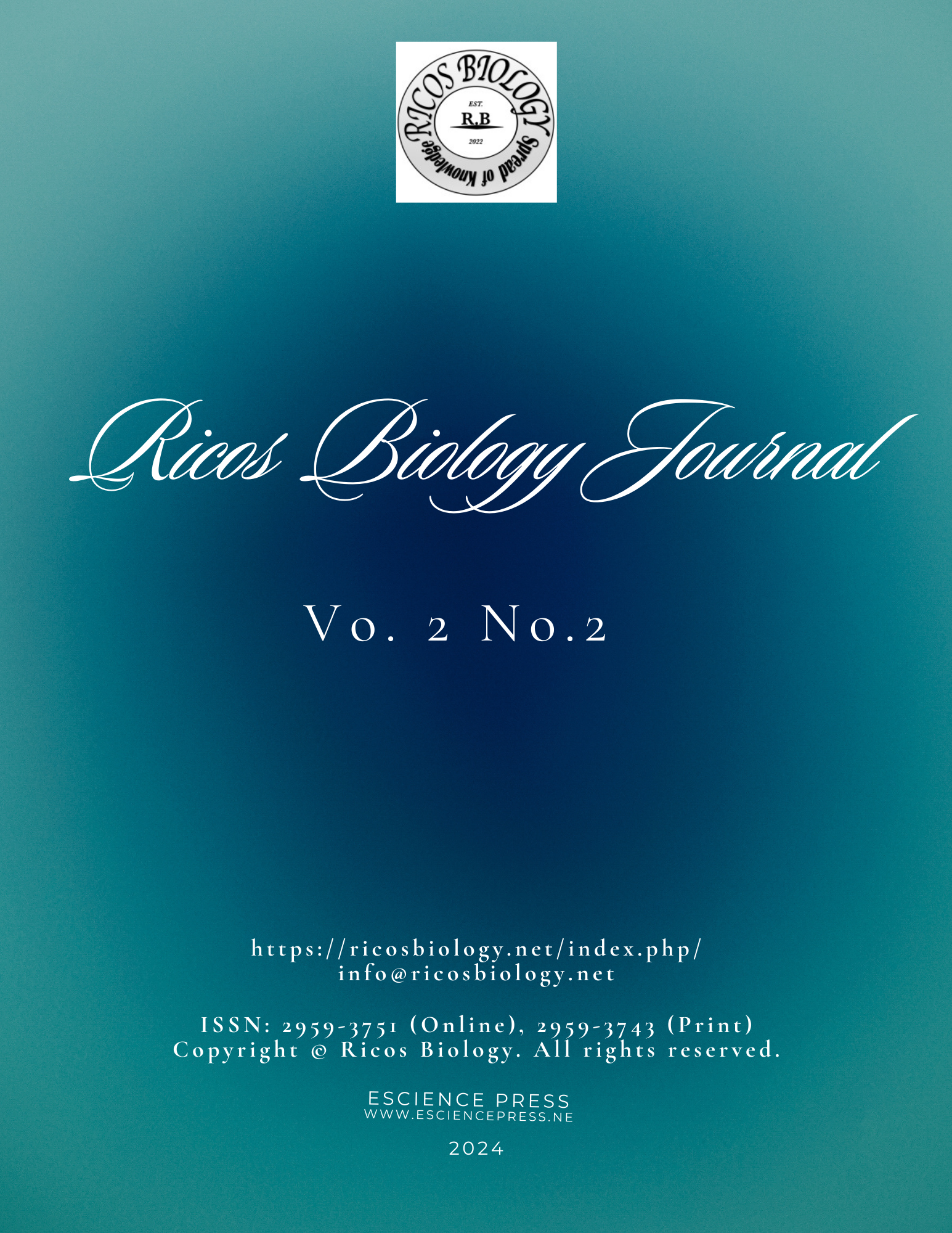 Ricos Biology Journal Vol.2 No.2